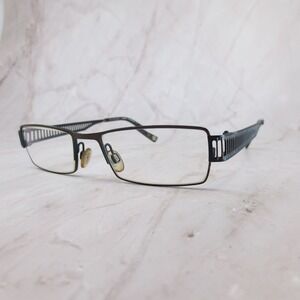 FYSH UK 3389 503 Urban Eyewear Black Rectangular Metal Frames 51-17-140